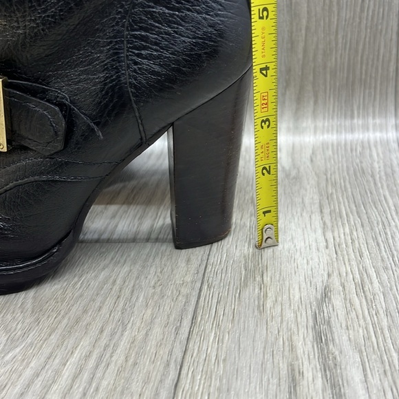 Tory Burch Jaden Strap Buckle Stack Heel Boots - Picture 6 of 11
